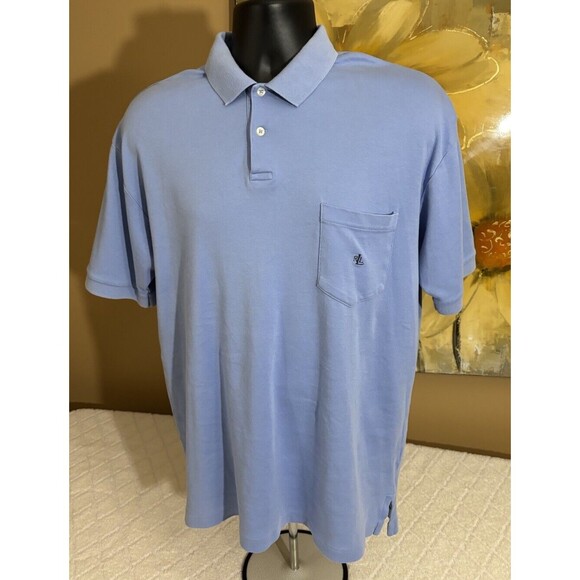 Lauren Ralph Lauren Light Blue Men’s Polo Front Pocket With Logo  Size Medium - Picture 3 of 13